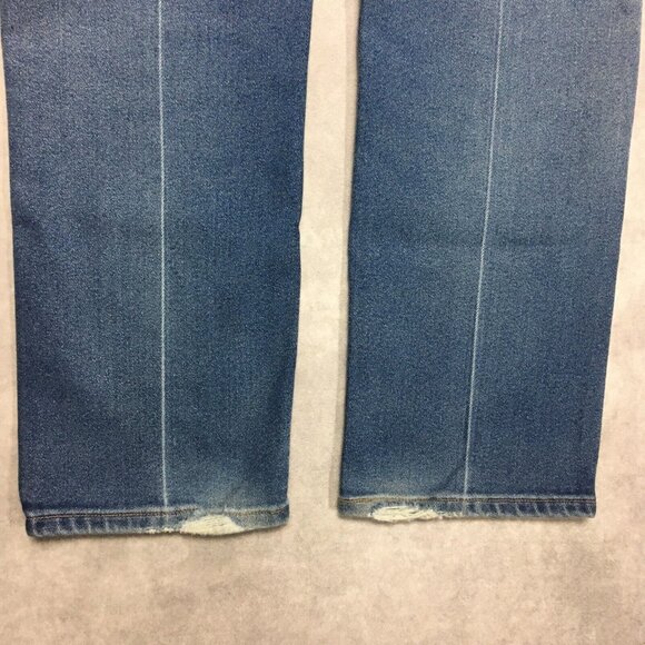 Vintage Levis Mens Straight Fit Blue Jeans size 36 to 38x30 Stretch‎ Denim Pants - Picture 14 of 16